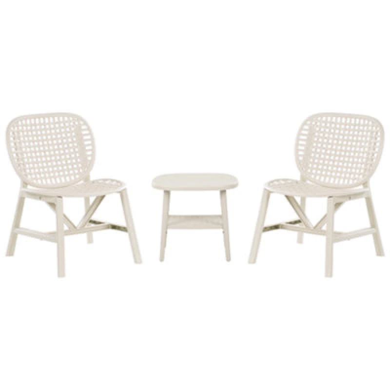 Image of Beliani Bistro Set Sicelle Off-White