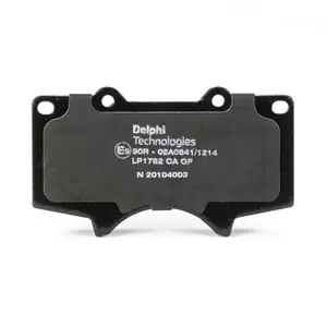 Image of DELPHI Brake pad set TOYOTA,MITSUBISHI,LEXUS LP1782 0446535290,0446560320,04465YZZDB 4605A472,4605A481,4605B993,4605B994,MZ690355,TS200048