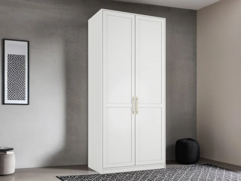 Image of LPD Austen White 2 Door Wardrobe