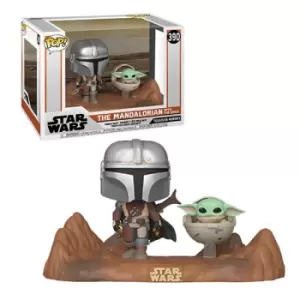 image of Star Wars The Mandalorian and The Child (Baby Yoda) Pop! Vinyl TV Moment