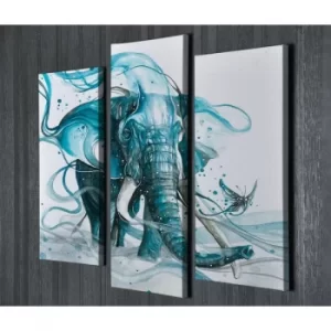 Image of UC50 Multicolor Decorative Canvas Painting (3 Pieces)