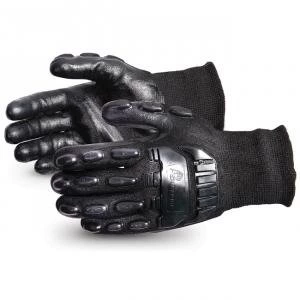 Image of Superior Glove Emerald Cx Impact Cut Resistant Glove Black M Ref