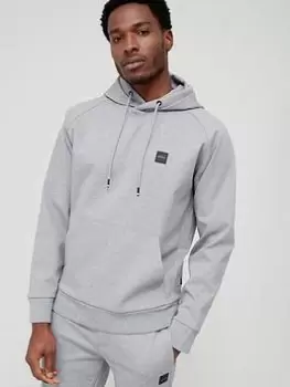 Image of BOSS Seeger Overhead Hoodie - Silver Size M Men