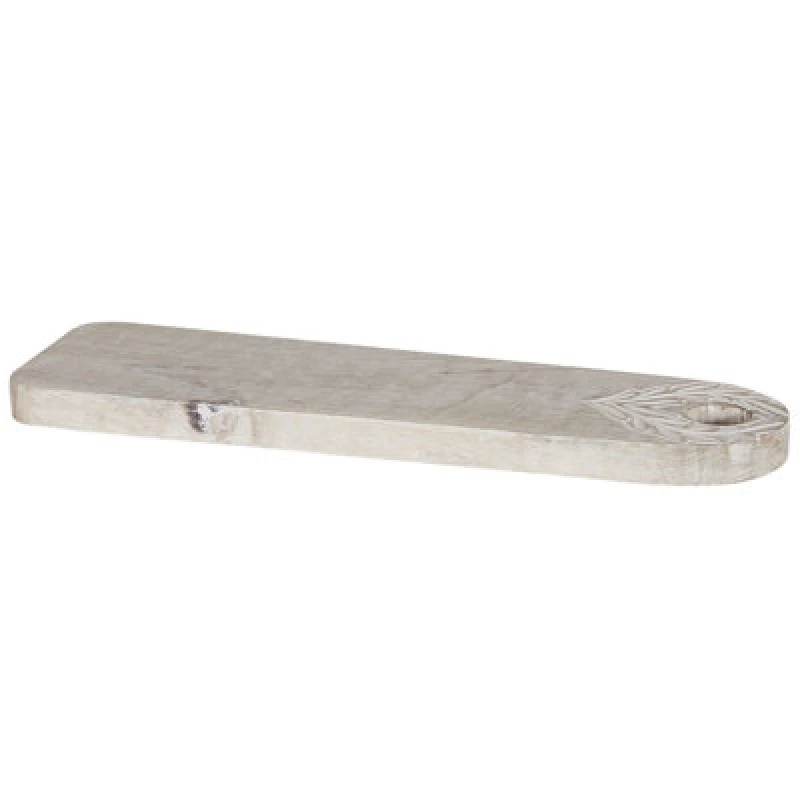 Image of Beliani Serving Tray Asuan Mango Wood Light Brown