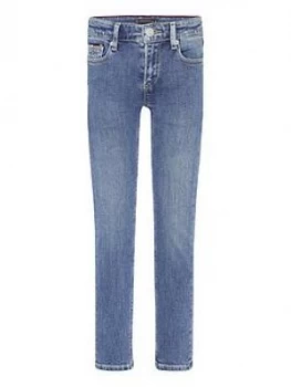 Image of Tommy Hilfiger Boys Spencer Slim Tapered Jean - Mid Wash, Size 8 Years