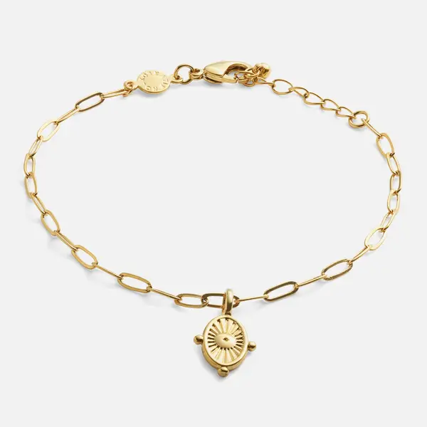 image of Katie Loxton Womens Talis Charm Bracelet - Gold