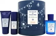 image of Acqua di Parma Blu Mediterraneo Arancia di Capri Gift Set 75ml Eau de Toilette + 40ml Shower Gel + 50ml Body Lotion