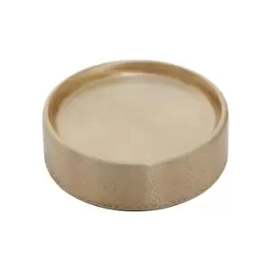 image of Art Deco Champagne Finish Soap Dish