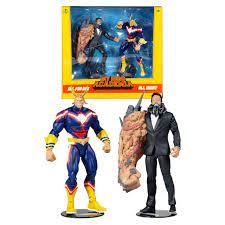 image of McFarlane My Hero Academia 7 Action Figure 2-Pack - All Might Vs. All For One