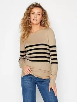 Long Tall Sally Natural Stripe Jumper, Natural, Size 18-20, Women