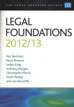Image of Legal Foundations by Keir Bamford Et Al Paperback