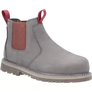 Image of Amblers Safety Womens/Ladies AS106 Sarah Slip On Leather Safety Boot (3 UK) (Grey)