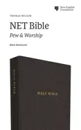 Image of net bible pew and worship hardcover Black comfort print holy bible