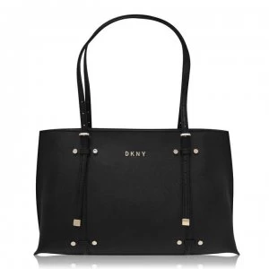 Image of DKNY Satchel Bag - Black/Gold BGD