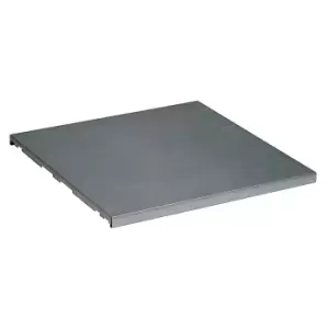 Justrite Shelf, for environmentally- and water hazardous media, WxD 864 x 864 mm