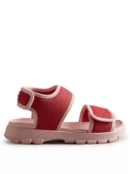 Hunter Big Kids Mesh Outdoor Sandal, Pink, Size 13 Younger