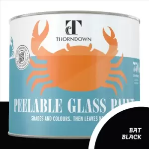 Image of Thorndown Bat Black Peelable Glass Paint 750ml