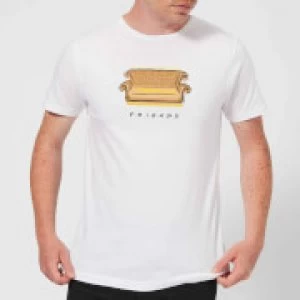 Image of Friends Couch Mens T-Shirt - White - 3XL