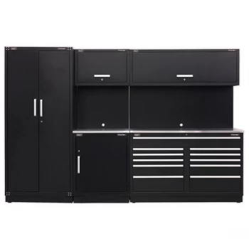 image of Sealey APMSCOMBO2SS Modular Storage System Combo - Stainless Steel...