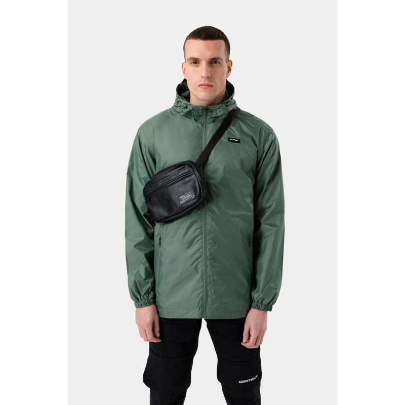 Image of JustHype UK - Old hype khaki showerproof style mens jacket