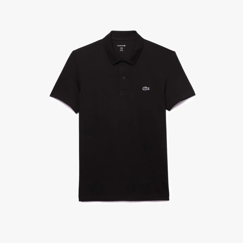 Image of Lacoste Mens Regular Fit Short Sleeve Polo Shirt Black 031 male 2XL