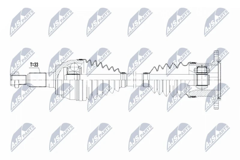 Image of NTY Drive shaft NTY NPW-CH-072