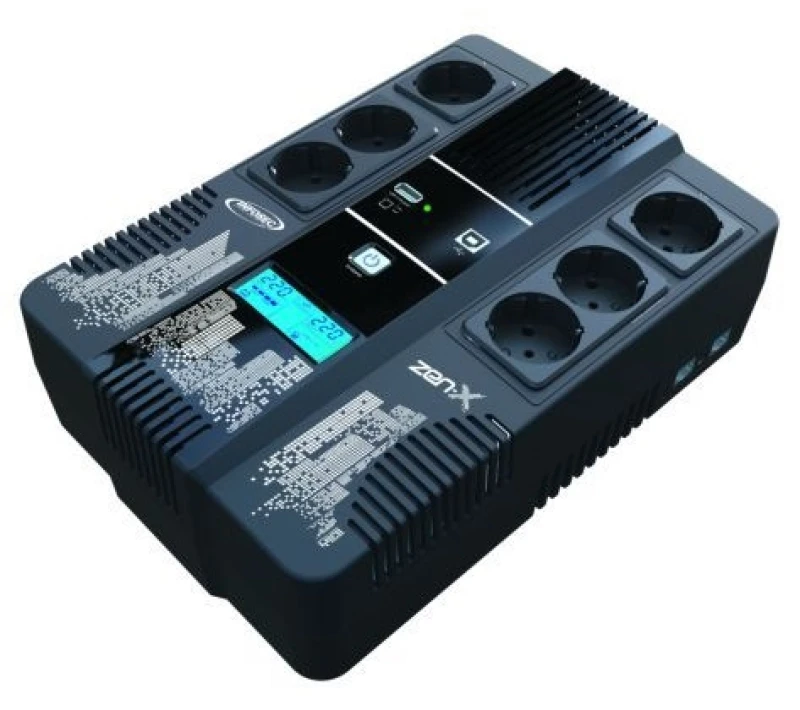 Image of Infosec Zen-X 800 uninterruptible power supply (UPS) Line-Interactive