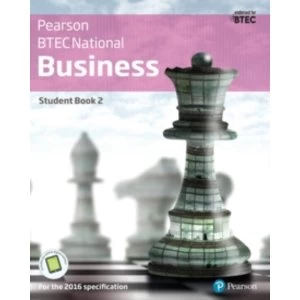 Image of BTEC Nationals Business Student Book 2 + Activebook: For the 2016 specifications by Julie Smith, Jenny Phillips, Catherine...