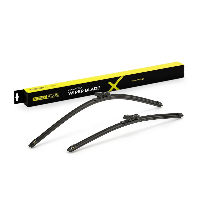 Image of RIDEX PLUS 298W0506P Wiper blade Front, with pre-mounted adaptor, 500mm Wiper Blade (298)
