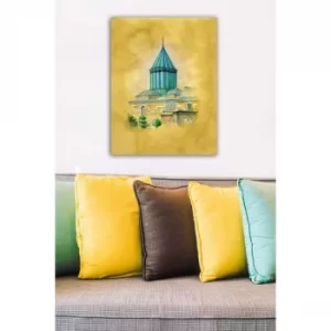 Image of 1119284477-5070 Multicolor Decorative Canvas Painting Building