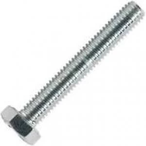 image of Genuine SEALEY SS640 HT Setscrew M6 x 40mm 8.8 Zinc DIN 933 Pack of 50