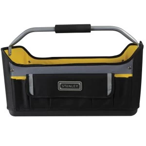 image of Stanley Open Tote Tool Bag with Rigid Base 20in