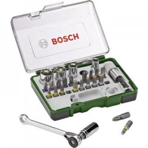 Image of Bosch Accessories Promoline Bit set Metric 1/4 (6.3 mm) 27 Piece 2607017160