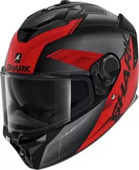 Image of Shark Spartan GT Elgen Helmet, black-red, Size L, black-red, Size L