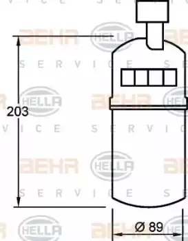 Image of Air Conditioning dehumidifier 8FT351335-041 by BEHR