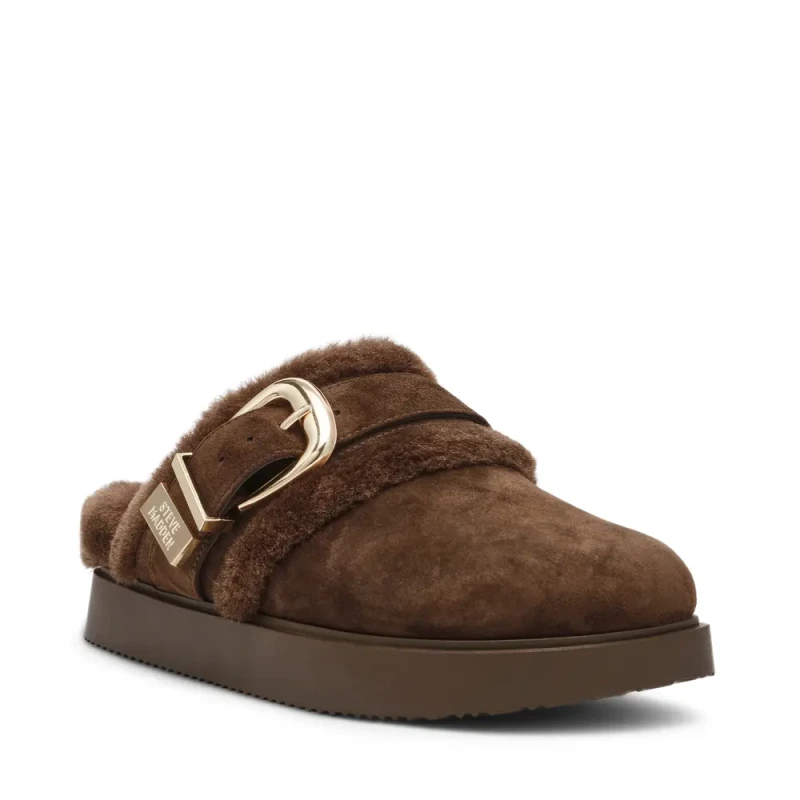 Image of Steve Madden Womens slippers Steve Madden Cozy|Up Marron Female 36