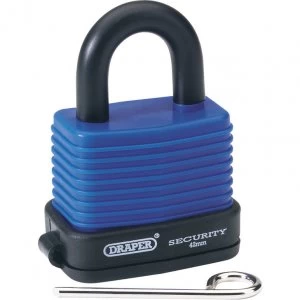 Image of Draper Laminated Steel Resettable Combination Padlock 42mm Standard
