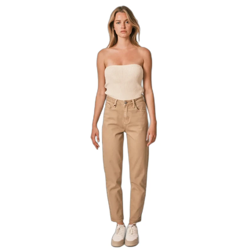 Image of F.A.M. Paris Womens jeans F.A.M. Paris Polly Beige Female 25