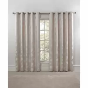 Image of Emma Barclay Blossom Eyelet Curtain 46 x 72 Cream (pair)
