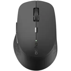 image of Rapoo Dark Grey M300 Silent Wireless Mouse, Bluetooth and Wireless