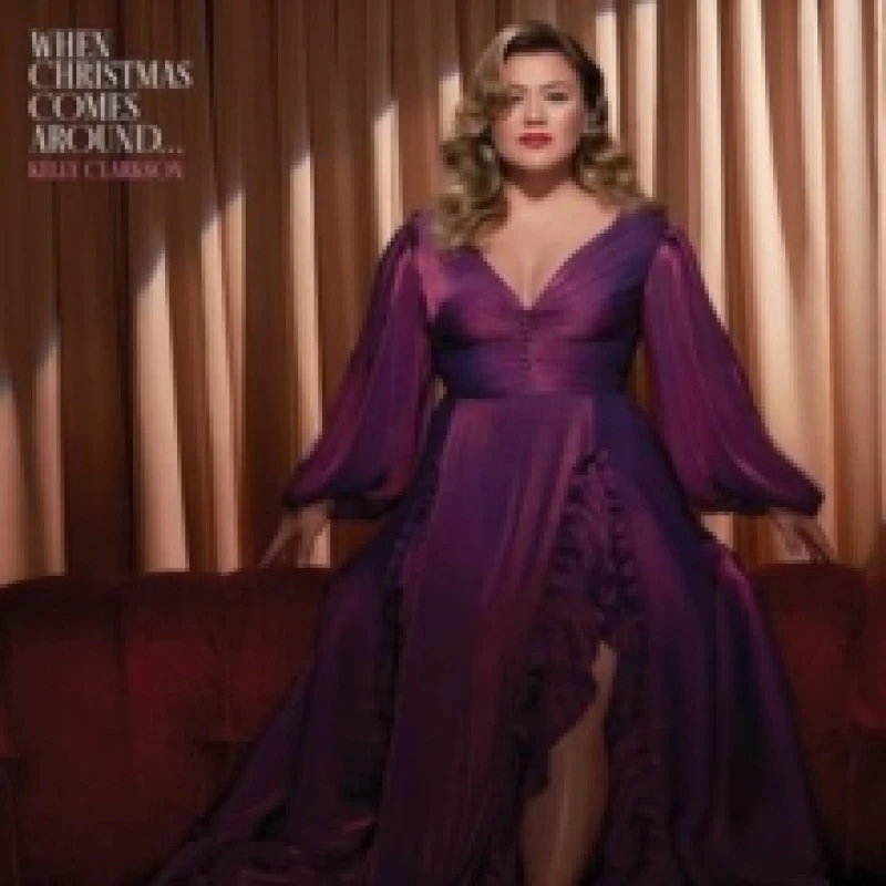 Image of Kelly Clarkson When Christmas Comes Around 1LP Black unisex