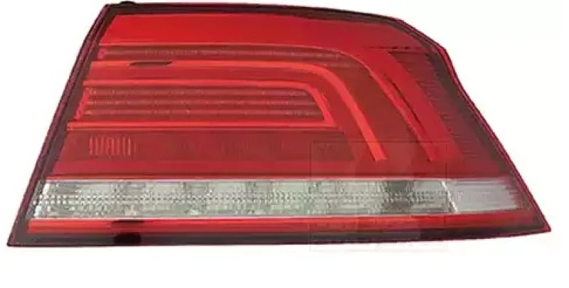 Image of VAN WEZEL 5742922 Rear light Outer section, with bulb holder, Right, LED Combination Rearlight (391)