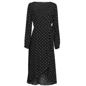 image of Guess NEW BAJA DRESS womens Long Dress in Black. Sizes available:S,M,L,XS