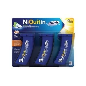 Image of Niquitin Mint 4mg Lozenges Nicotine 60 Lozenges