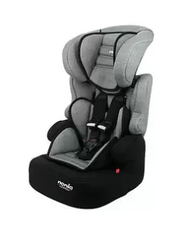 image of Nania Beline Luxe 9 Months To 12 Years High Back Booster Seat In Grey Denim