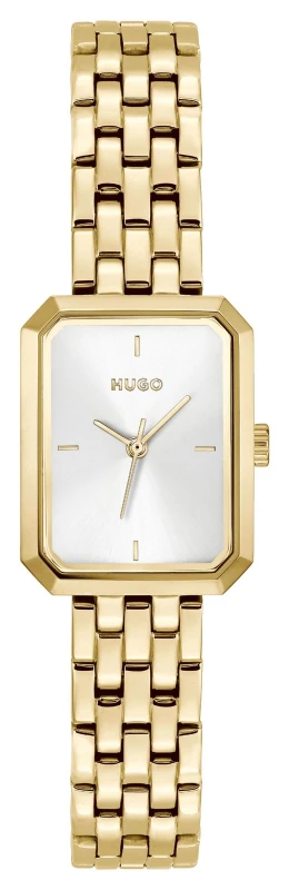 Image of HUGO 1540179 #COSY (21mm) Silver Dial / Gold PVD Stainless Watch