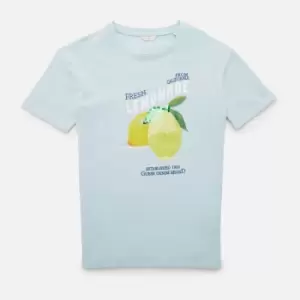 Image of Guess Girls Reversible Sequin T-Shirt - Aloe Palm - 10 Years