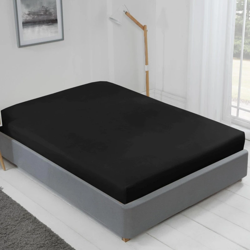 Image of Emma Barclay Lyla Fitted Sheet Fitted Sheets Single Black 39184203010