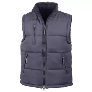 Image of Result Mens Ultra Padded Bodywarmer Water Repellent Windproof Jacket (2XL) (Navy Blue)