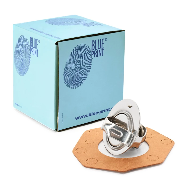 Image of Blue PRINT ADH29201 Engine thermostat Opening Temperature: 82°C, 52mm, with gasket/seal Thermostat,coolant (316)